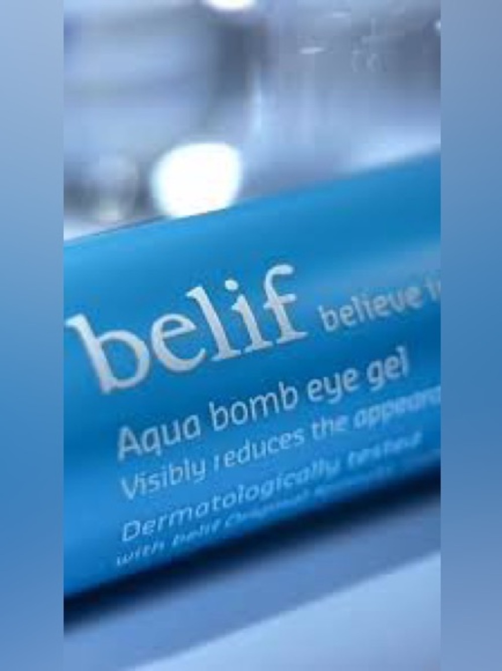 belif  Aqua Bomb Depuffing Eye Gel with Caffeine + Vitamin C